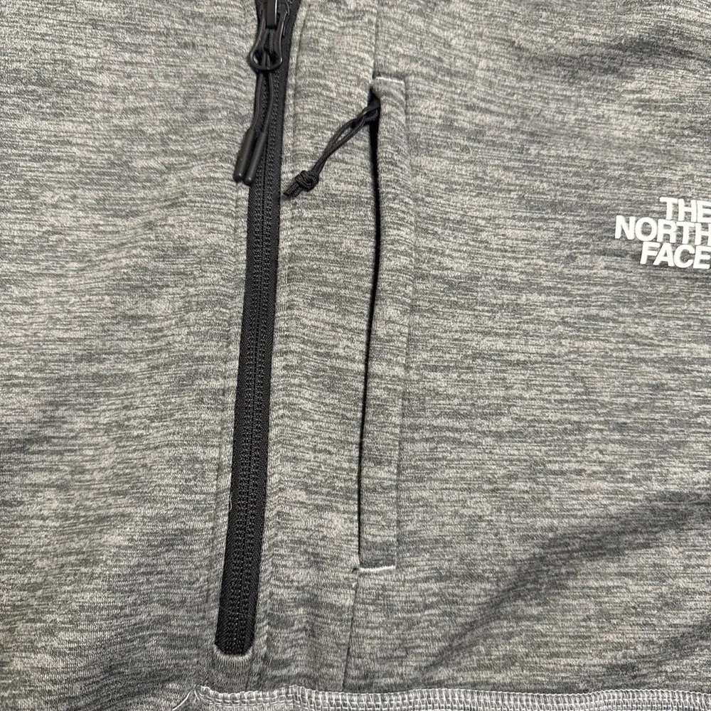 The North Face Pullover Mens 2XL Gray Stretch Fleece Quarter Zip Hiking NF0A5G9W